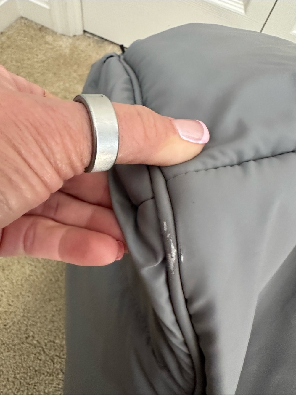 CALPAK Luka Duffel Travel Bag in Gray GUC Top Rated Travel Bag Retails $138 - Picture 9 of 15